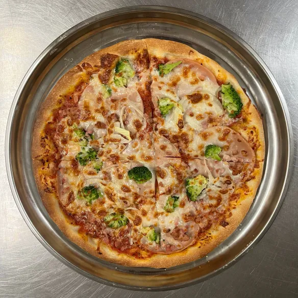 Brokkolis pizza 30cm